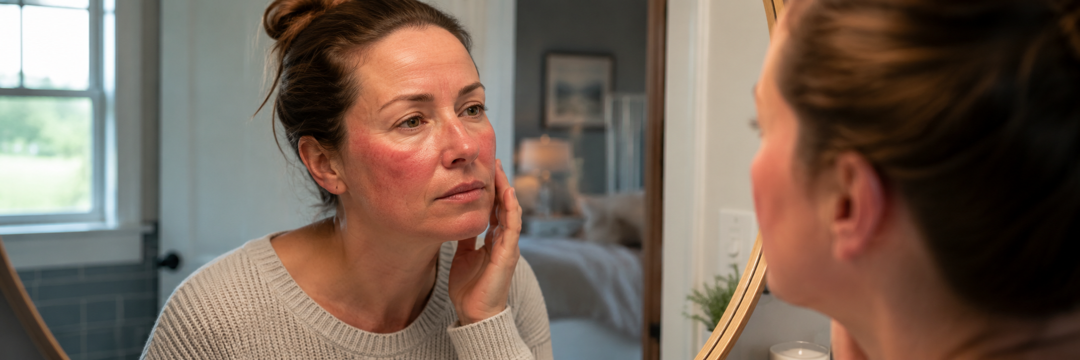 Rosacea: What the persistent flush on your face might really mean, and what you can do about it.